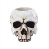 Halloween Ornament 2022,Skull Candle Holder Home Decoration Antique Tears Ornaments Columnar Candle Base Tea Wax Holder