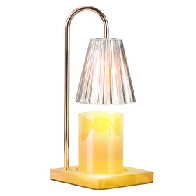 Electric Wax Melt Warmer Lamp Dimmable Fragrance Warmer Wax Candle Melter with 2 GU10 Bulbs 3-7in Adjustable Height 360º Rotatable