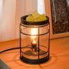 Electric Wax Melt Warmer Vintage Light Bulb Fragrance Candle Warmer for Rustic Office Home with Replacement Bulb