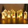 Led Christmas Candles, 4 Pcs Glitter Christmas Flameless Candles