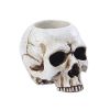 Halloween Ornament 2022,Skull Candle Holder Home Decoration Antique Tears Ornaments Columnar Candle Base Tea Wax Holder