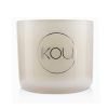 Essentials Aromatherapy Natural Wax Candle Glass - Joy (Australian White Flannel Flower)