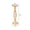 Gold/ Silver Flowers Vases Candle Rack Stand Holders Wedding Decor Road Lead Floral Bouquet Party Props Table Centerpiece Pillar