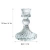 Glass Candle Holder Candlestick Wedding Centerpiece Candle Holders Romantic Wedding Centerpieces For Tables Wedding Home Decor