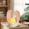 Nordic Style Resin Angel Electronic Candle Holder Living Room Church Decorations