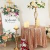 Gold/ Silver Flowers Vases Candle Rack Stand Holders Wedding Decor Road Lead Floral Bouquet Party Props Table Centerpiece Pillar