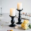 2/4pcs Metal Candle Holders Wedding Candlestick Crafts Candle Stand Centerpiece Road Lead Living Room Wedding Party Table Decor